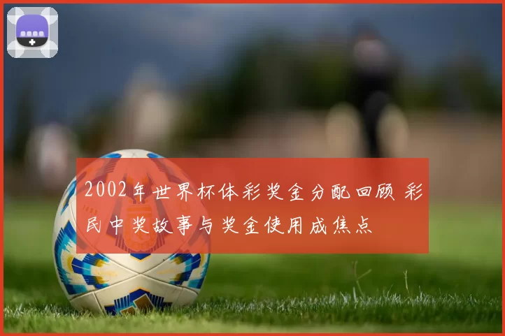2002年世界杯体彩奖金分配回顾 彩民中奖故事与奖金使用成焦点